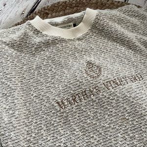 Vineyard Vines Women's Cream Crew Neck Sweater